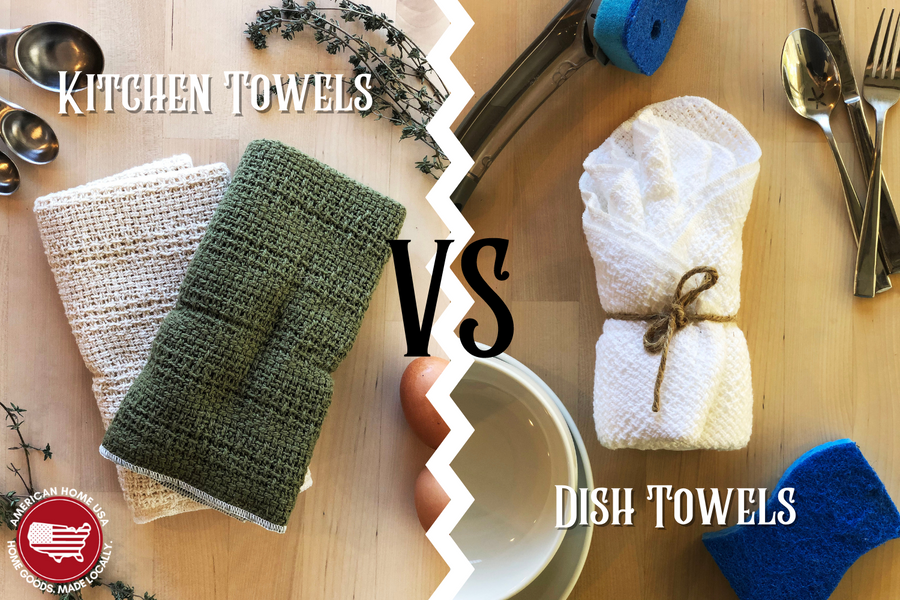 So What's the Difference Between Kitchen Towels and Dish Towels Anyway???