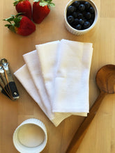 Load image into Gallery viewer, Made in the USA 100% Cotton Table Napkins - Set of 4 American Made - American Home USA - White (Set of 4)

