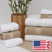 Load image into Gallery viewer, Hotel Collection 100% Organic Cotton Bath Towel Made in the USA — American Home USA
